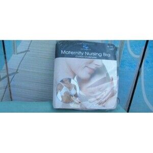 NEW by ADDITIONS, MATERNITY NURSING BRA, COTTON, UNDERWIRE, PINK, SIZE 38D